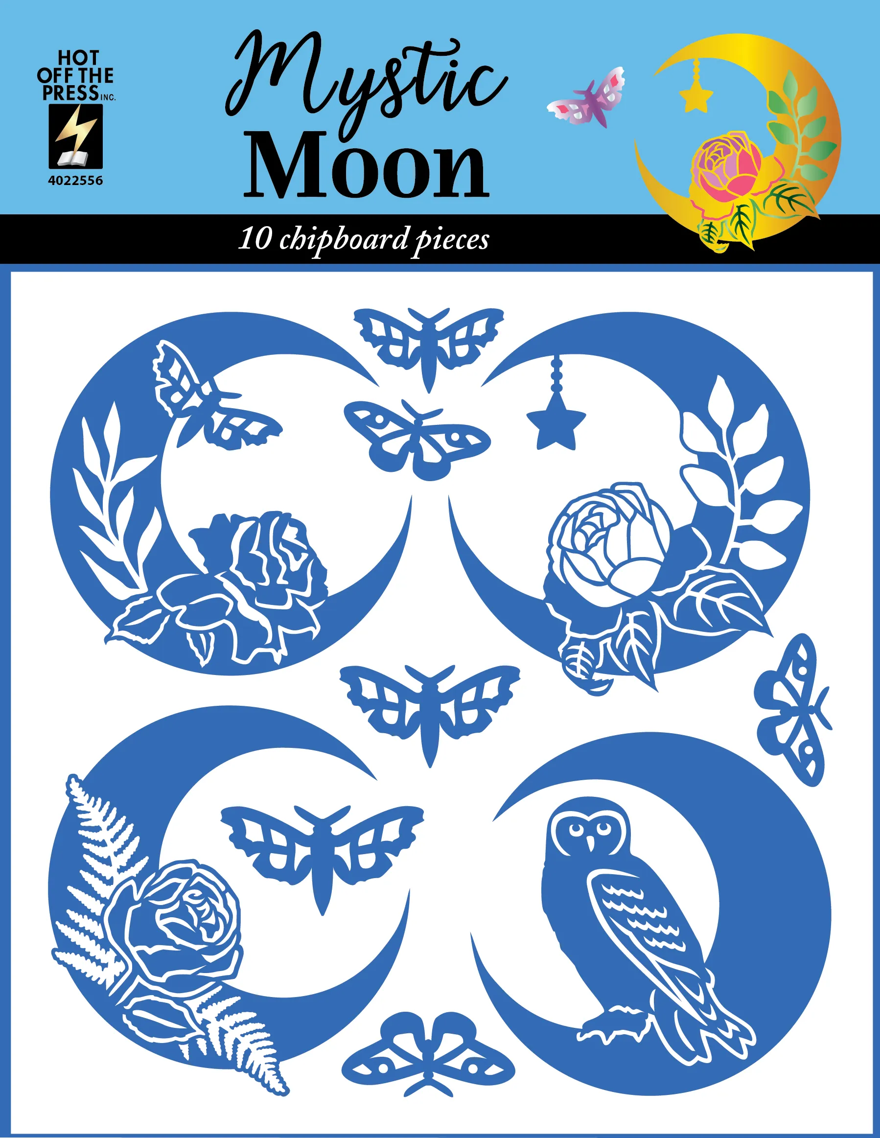 Mystic Moon Chipboard