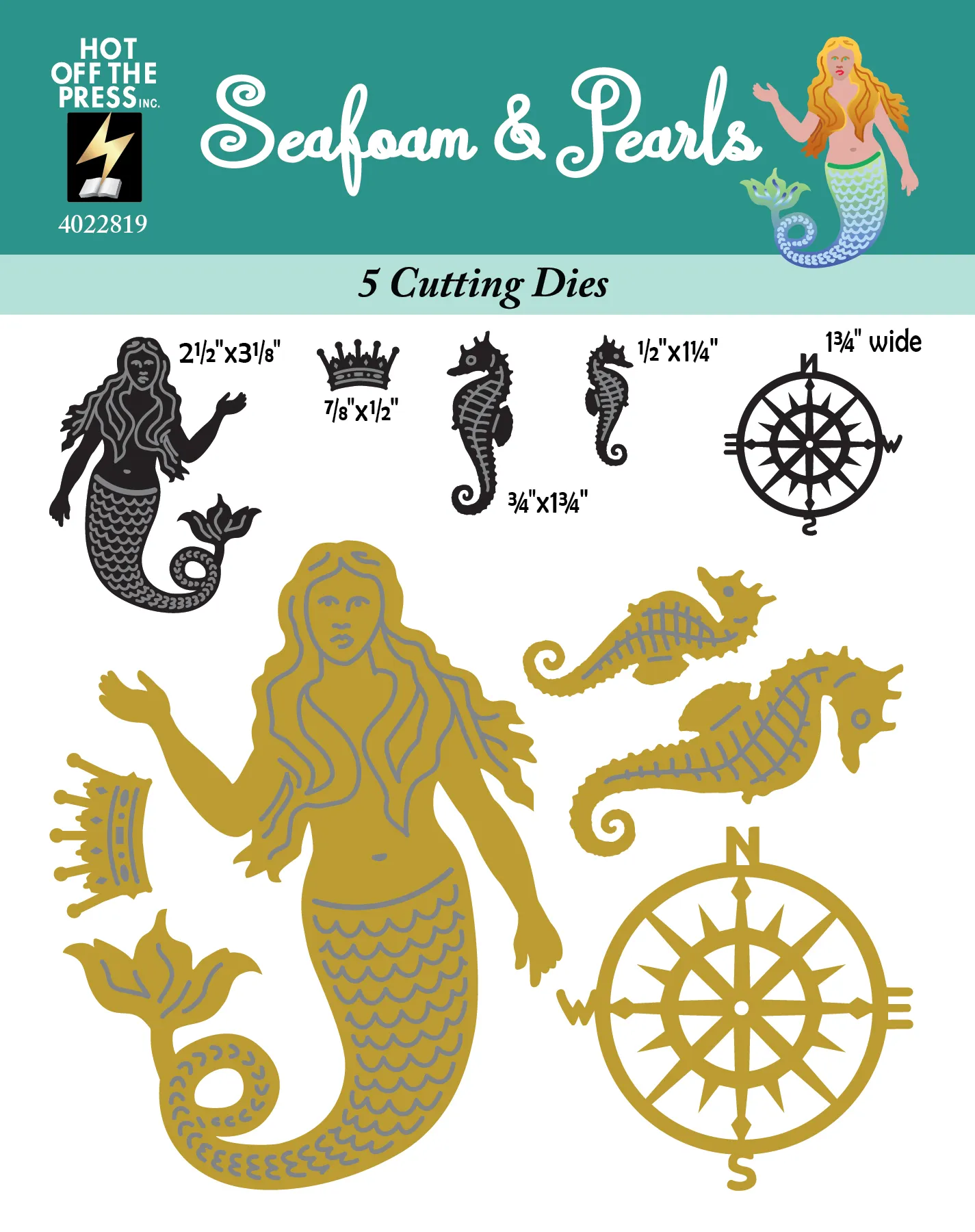 Seafoam & Pearls Cutting Dies