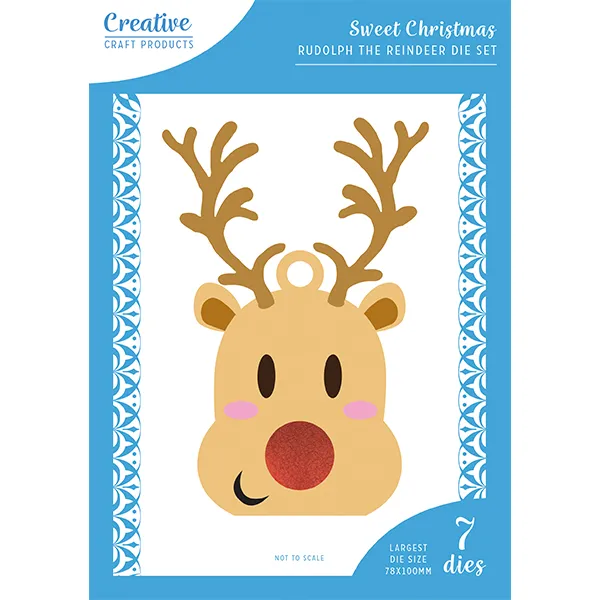 Sweet Rudolf the Reindeer Die Set | Sweet Christmas