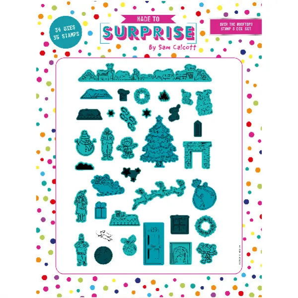 Over The Rooftops Die and Stamp Set | Moving Scenes