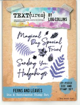 Leaves and Fern  Die and Stamp Set | Woodlands