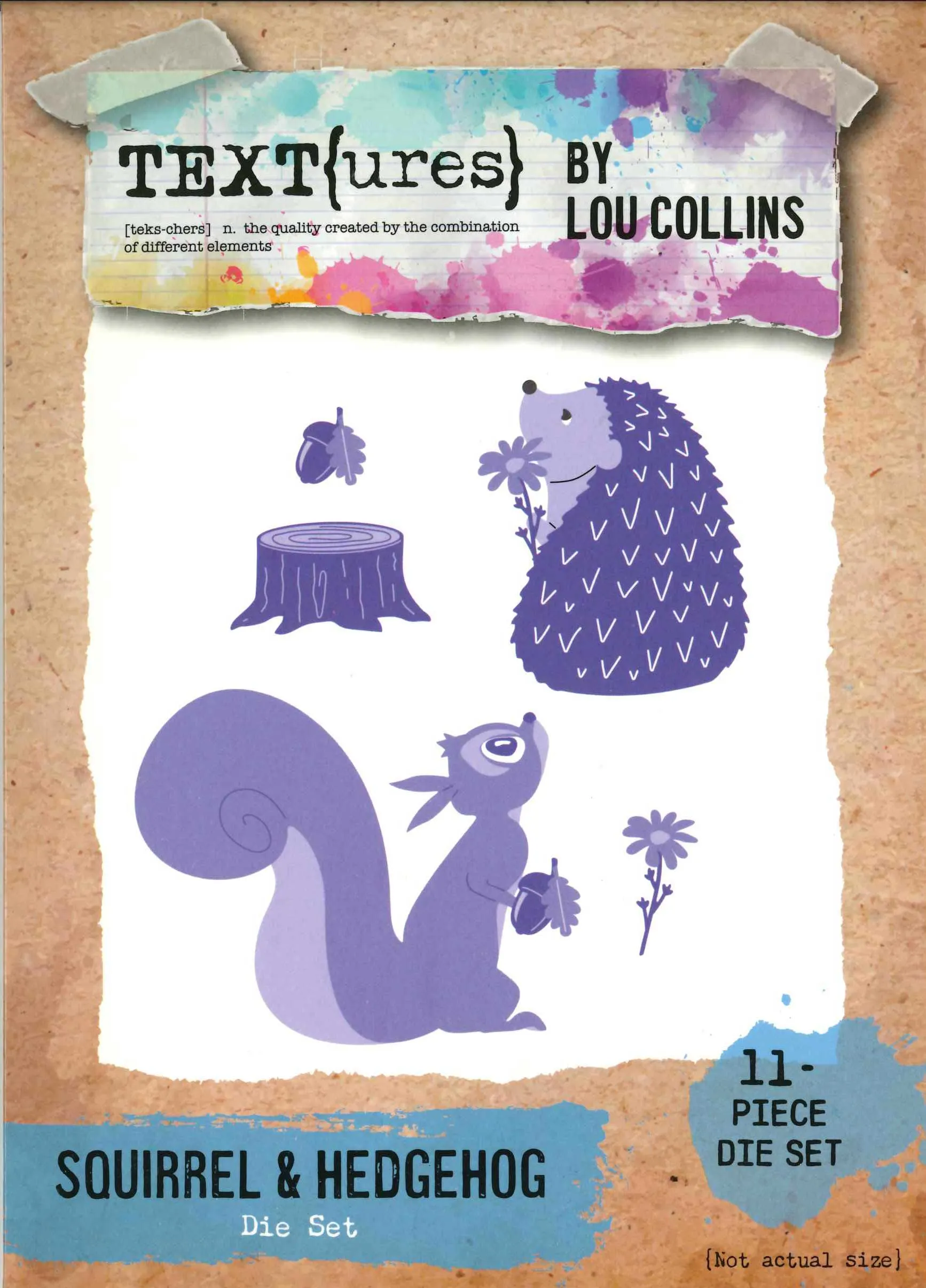 Squirrel and Hedgehog Layering Die Set | Woodlands