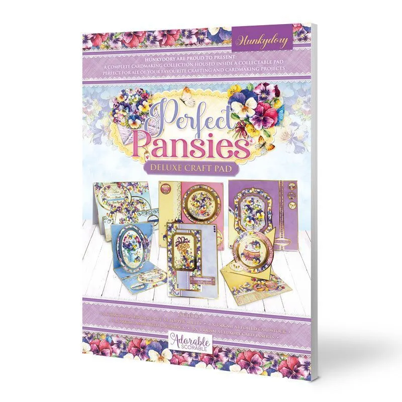 Perfect Pansies Deluxe Craft Pad