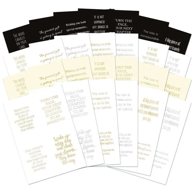 Stickables Perfect Verses Self-Adhesive Essential Colours