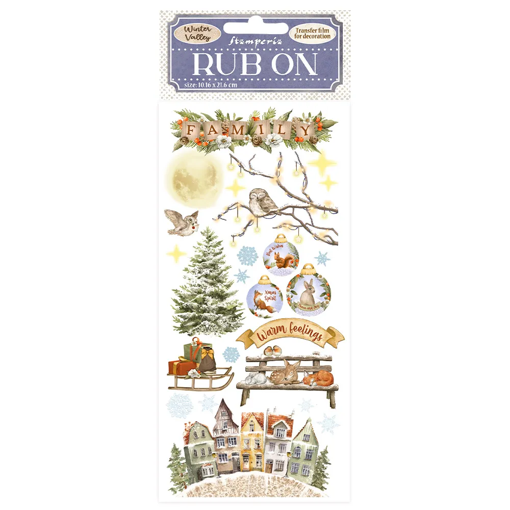 Winter Valley warm feelings Rub-ons