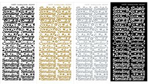 Sending Smiles Dazzles™ Stickers set, 4 sheets