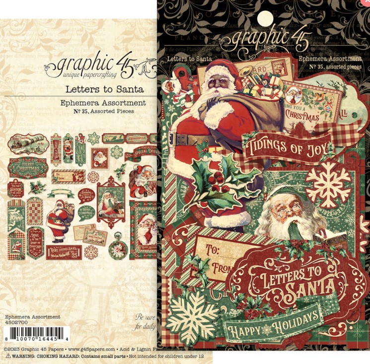 Santa Warning Letter Set