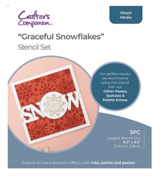 Graceful Snowflakes Stencil Set