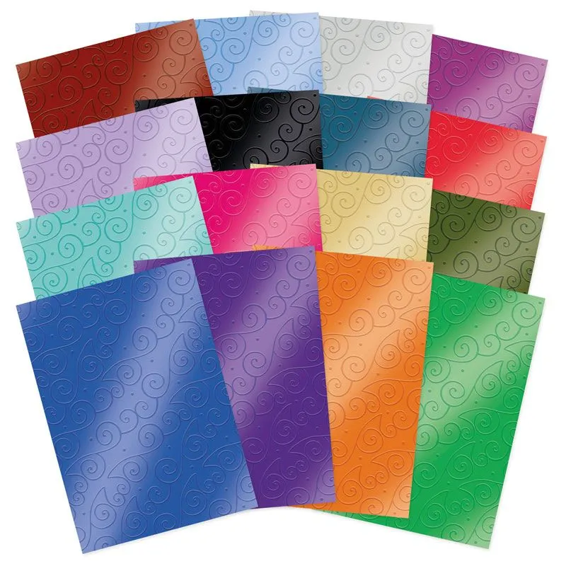 Embossed Mirri Festive Swirls