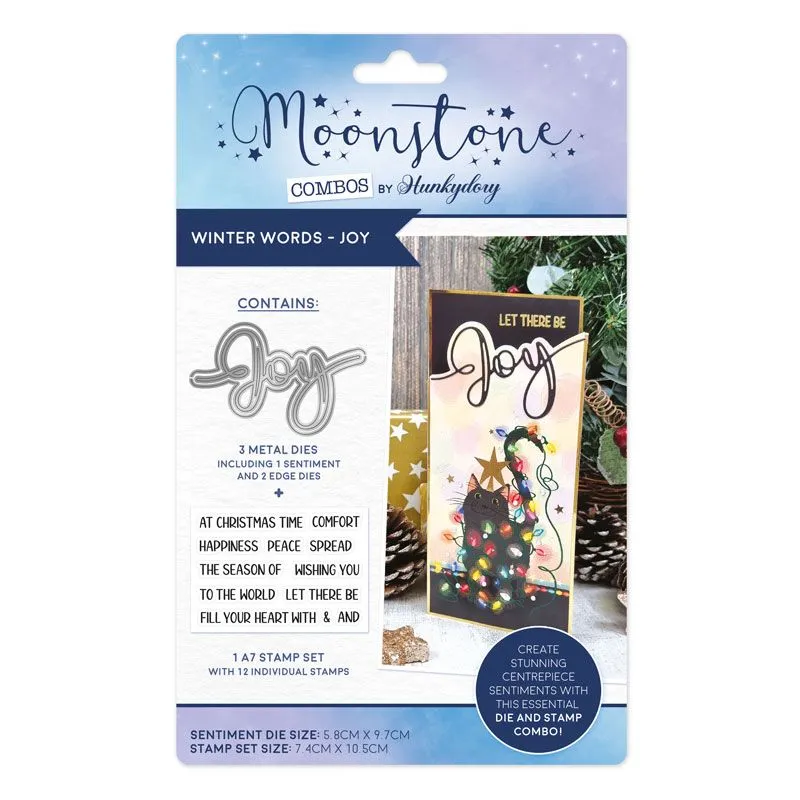 Joy Winter Words Dies & Stamps