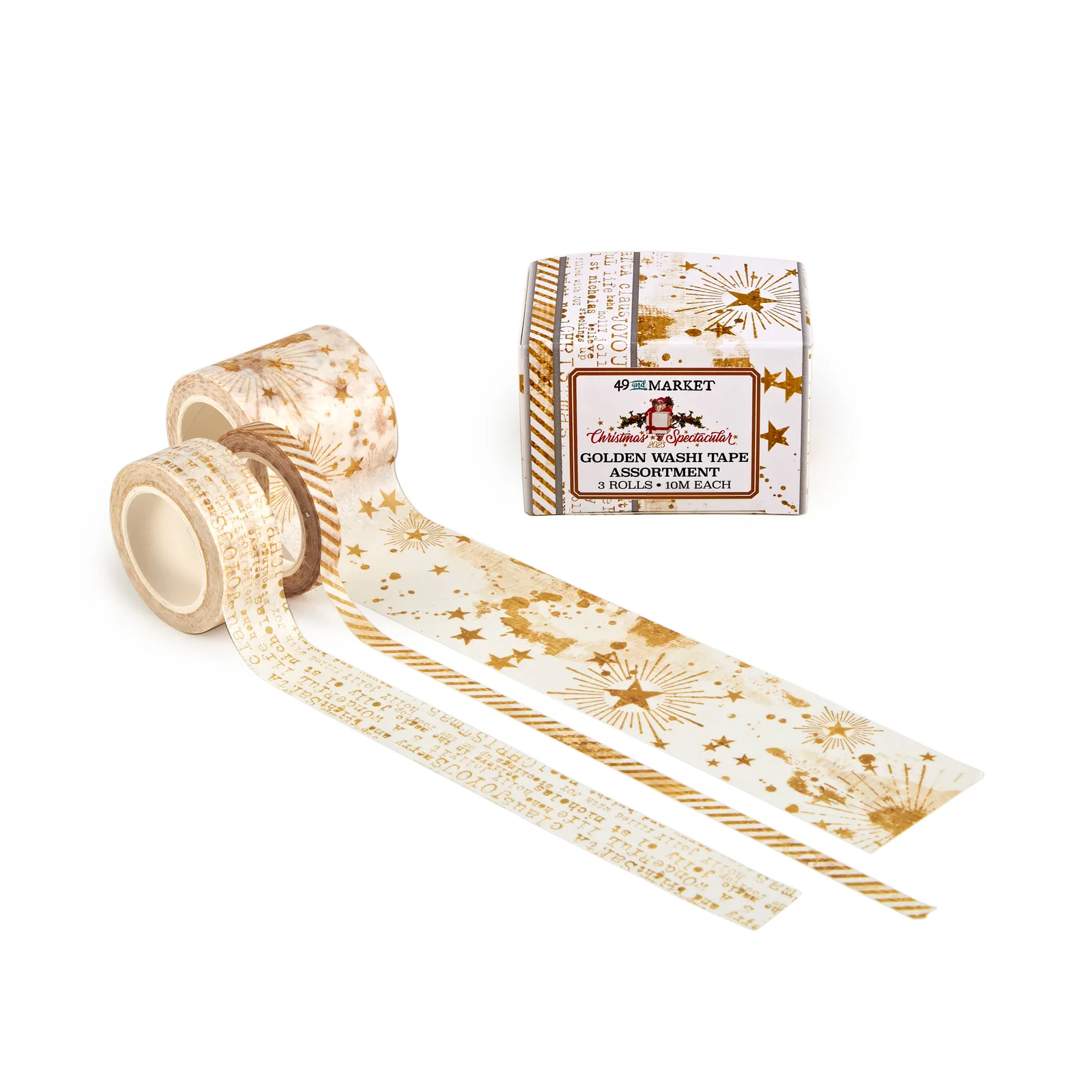 Christmas Spectacular 2023 - Golden Washi Tape Set