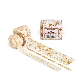 Golden Washi Tape Set, 3 pieces