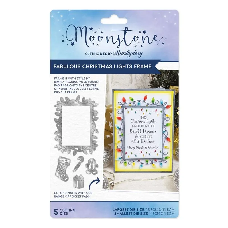 Fabulous Christmas Lights Frame Moonstone Dies