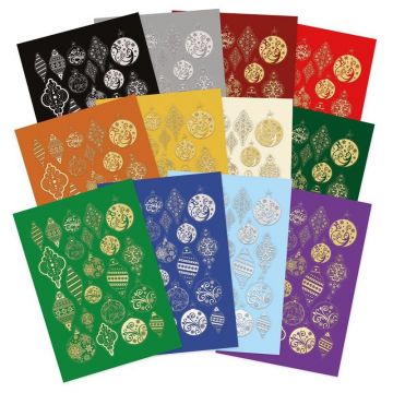 4 Sheets Metallic Dots Foil Specialty Cardstock