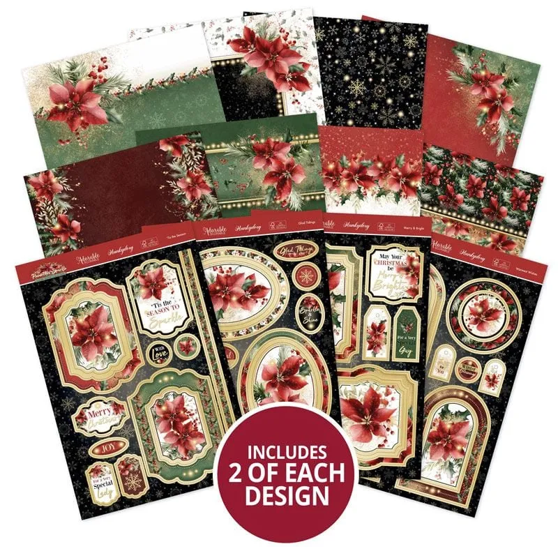 Poinsettia Sparkle Luxury Topper Collection