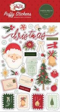Letters to Santa Puffy Stickers