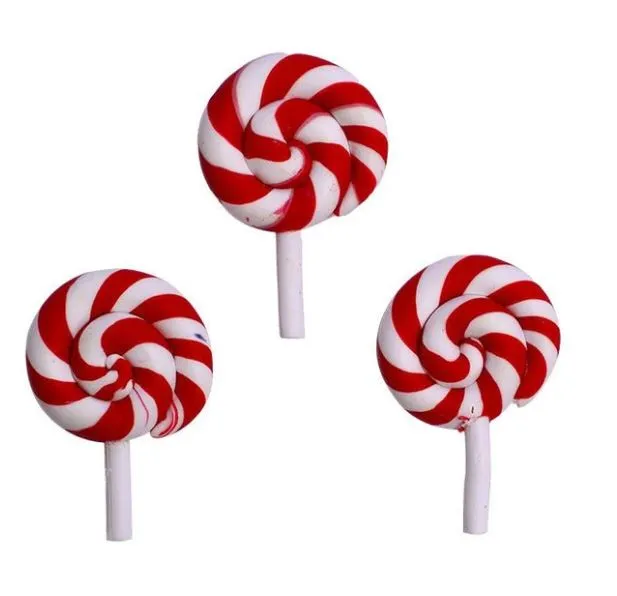 Peppermint Sticks flat-back embellishments