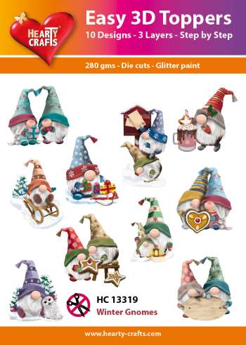 Winter Gnomes 3D Toppers