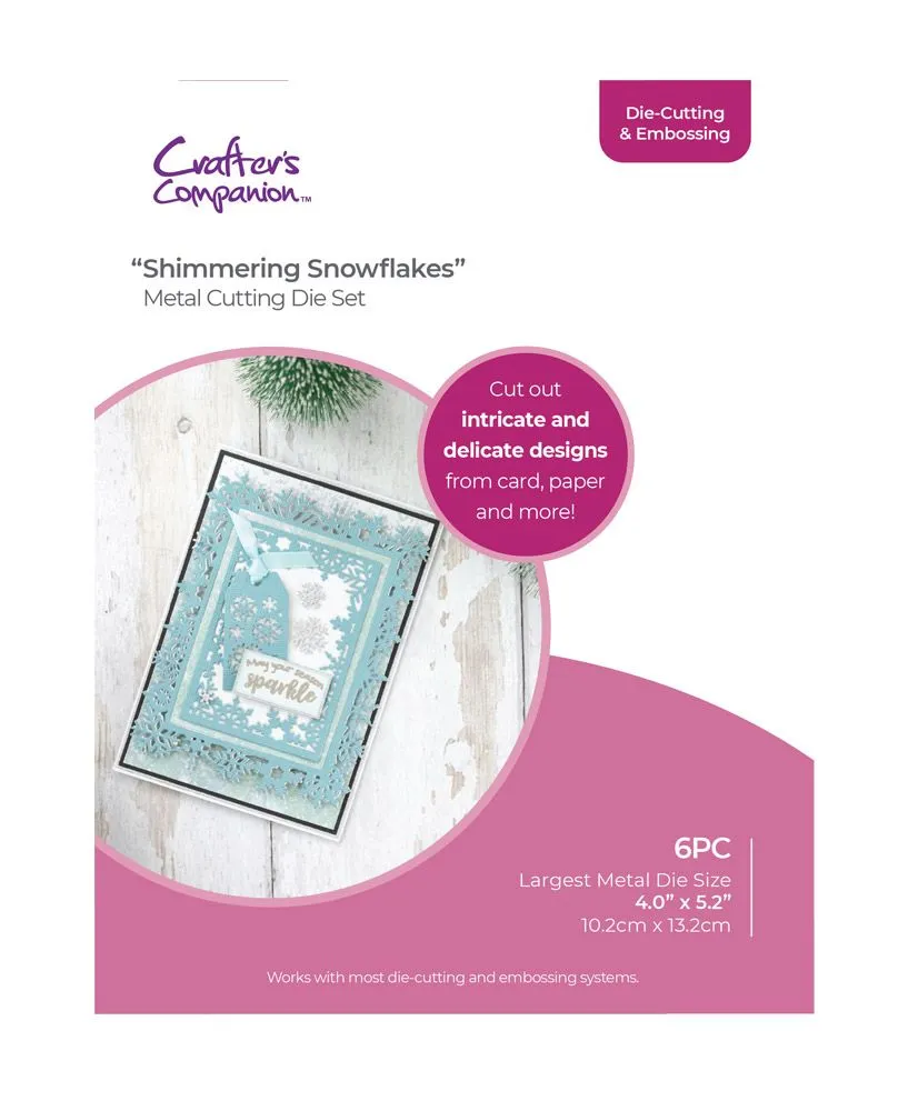 Shimmering Snowflakes Die Cutting & Embossing
