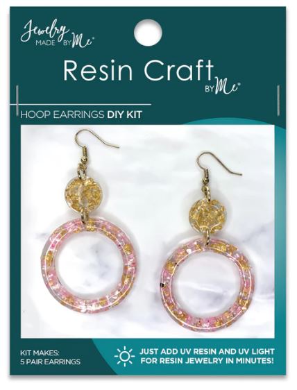 Resin Mini Kit Hoop Earrings