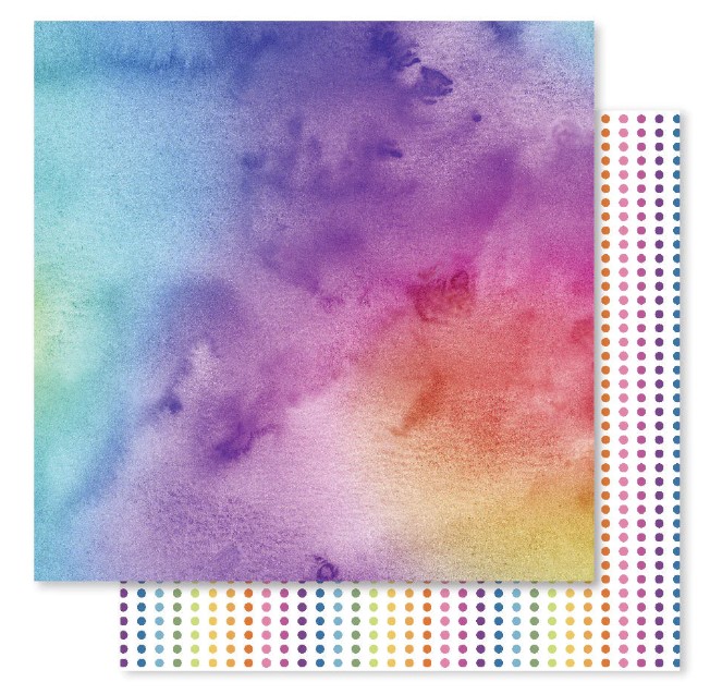 Rainbow Alcohol Ink Papers {Paper Pack}
