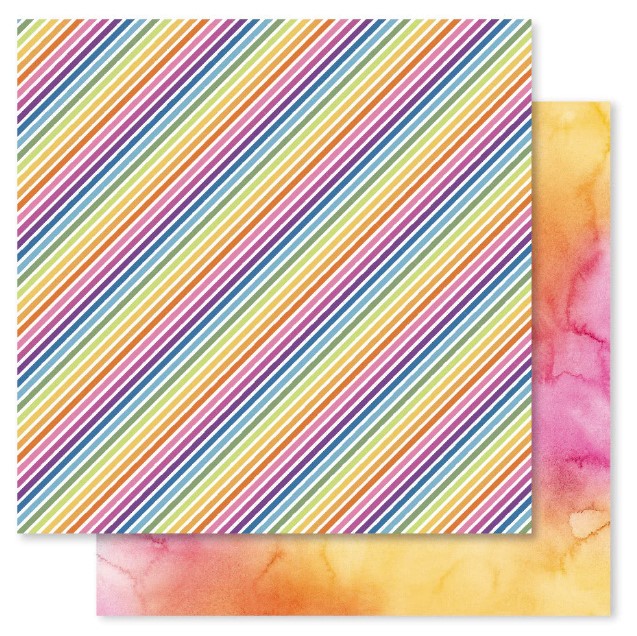 Rainbow Twirl 12x12 Paper Collection