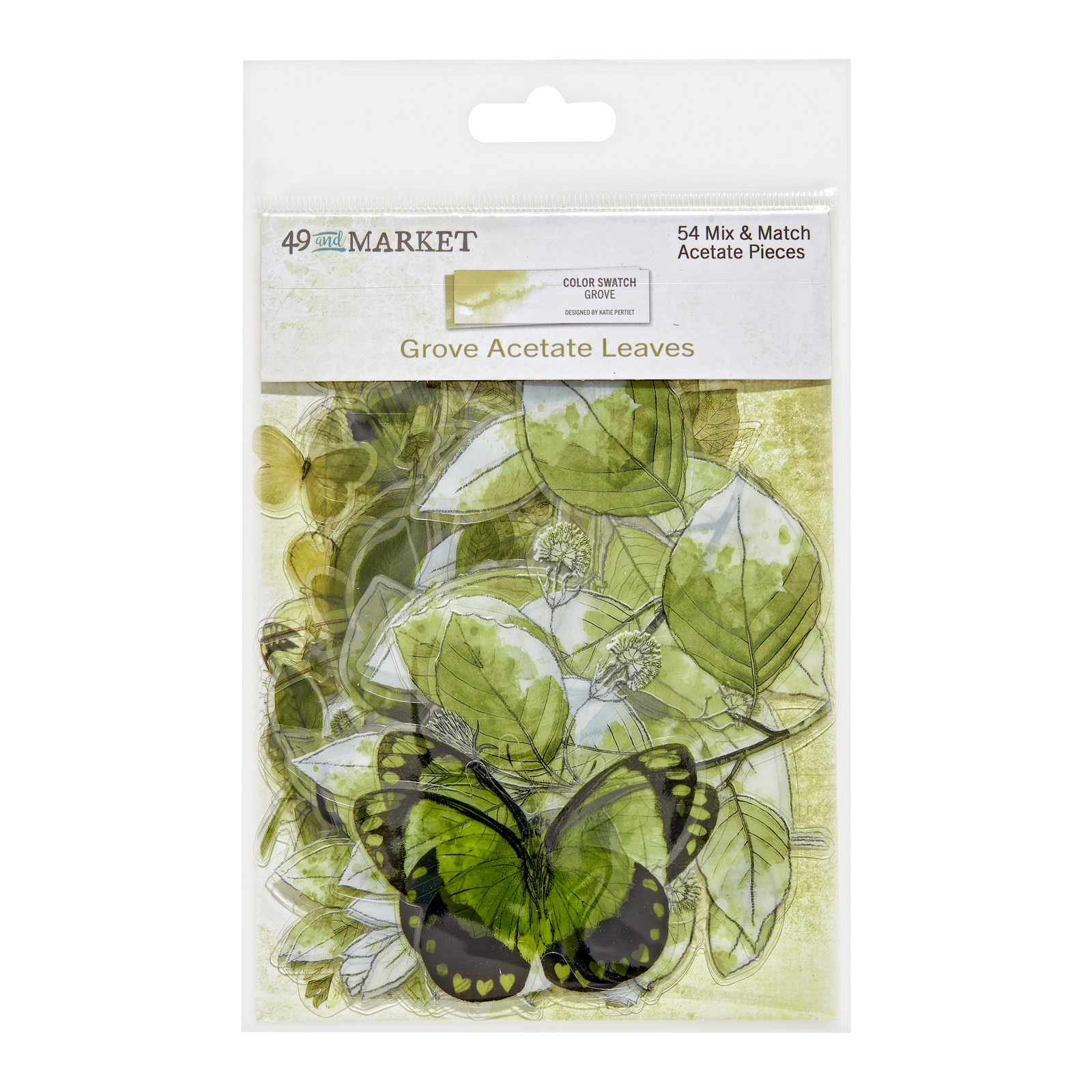 Color Swatch Grove - Acetate Leaves