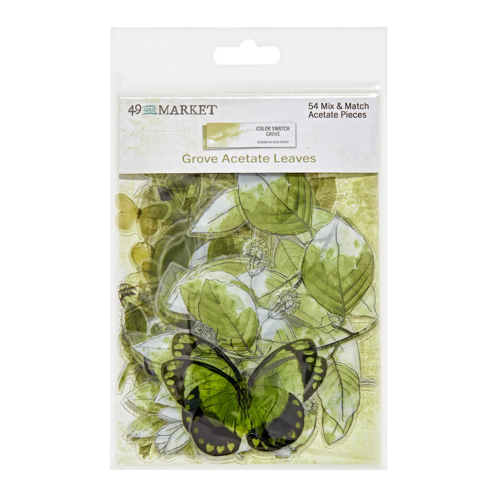 Color Swatch Grove - Acetate Leaves