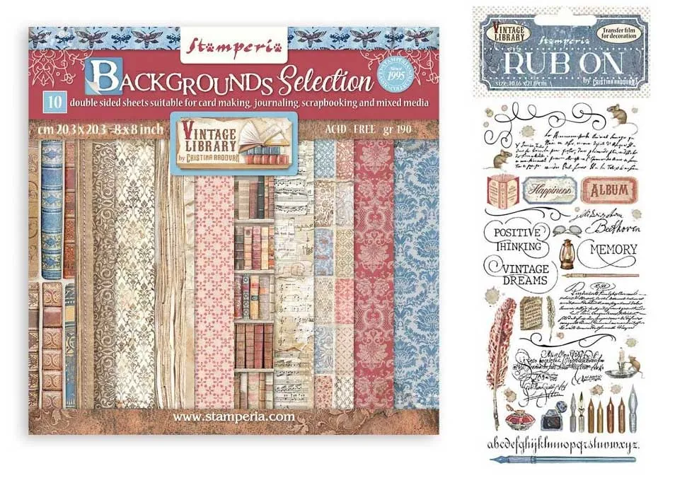 Vintage Library by Stamperia Money Saver