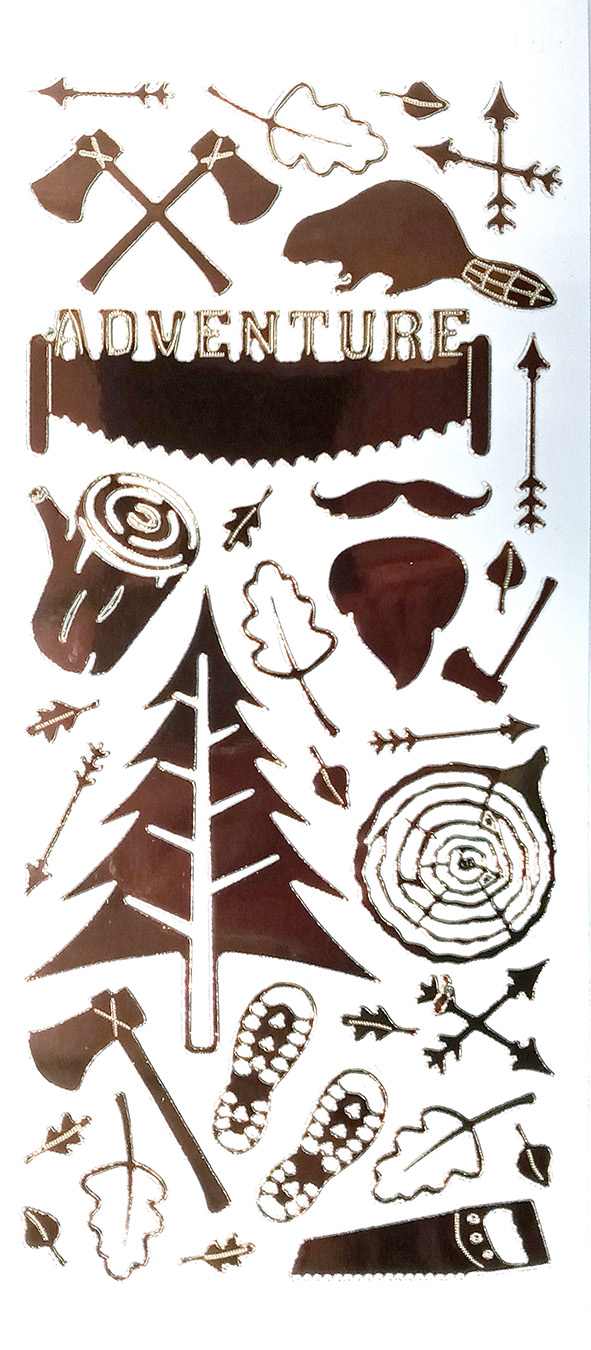 Lumberjack Dazzles™ Stickers