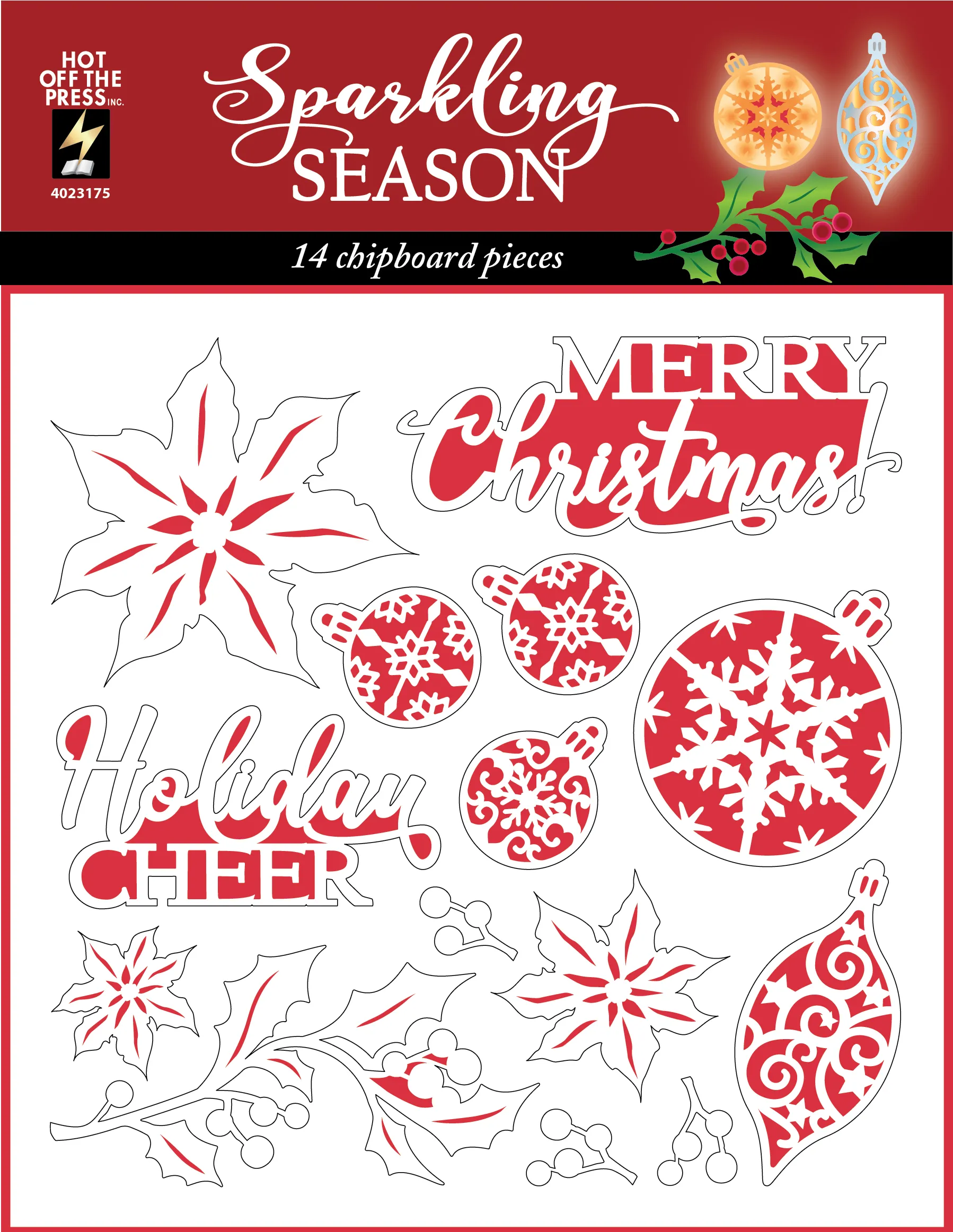 Sparkling Season Chipboard