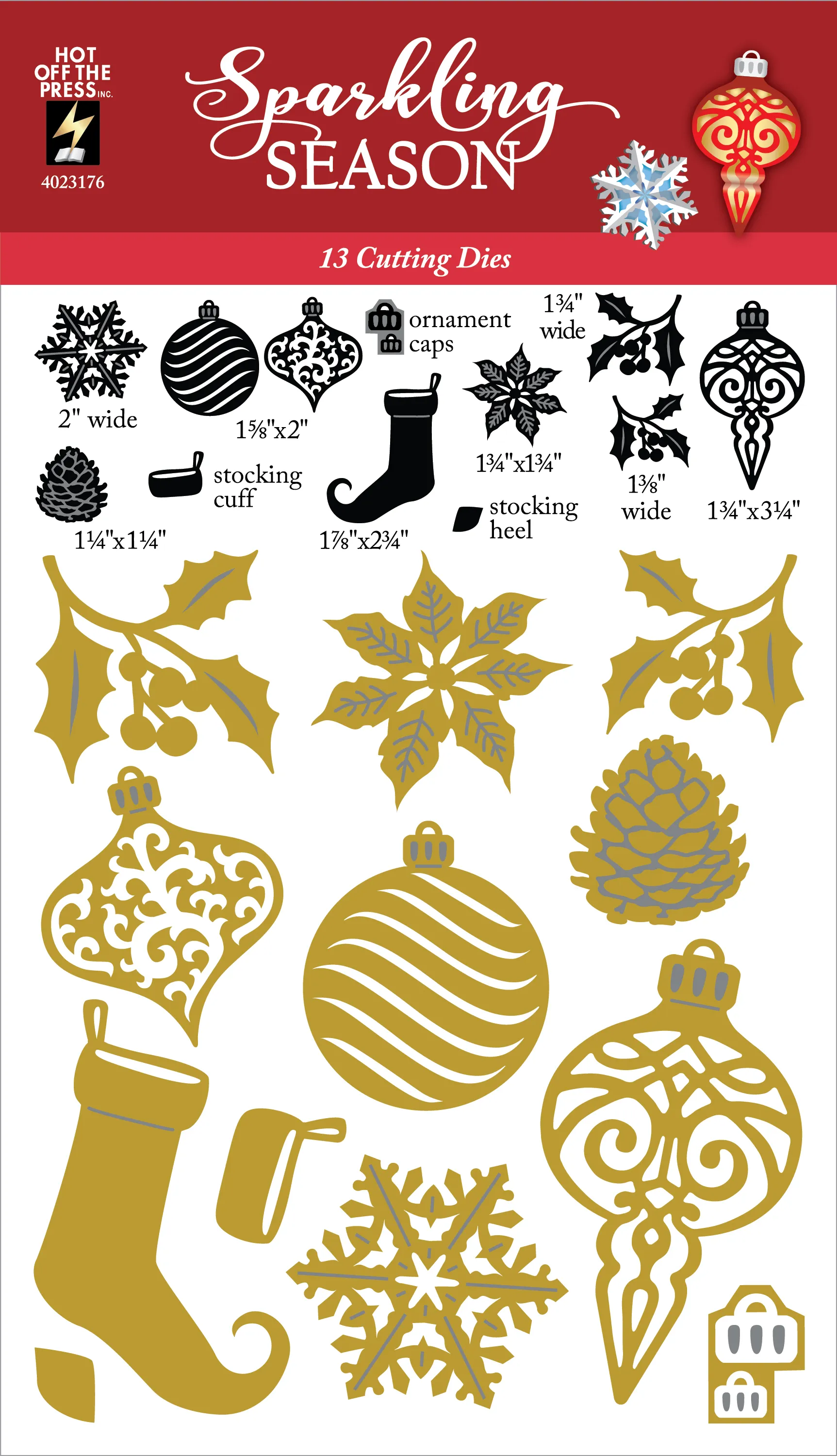 Sparkling Season Cutting Dies