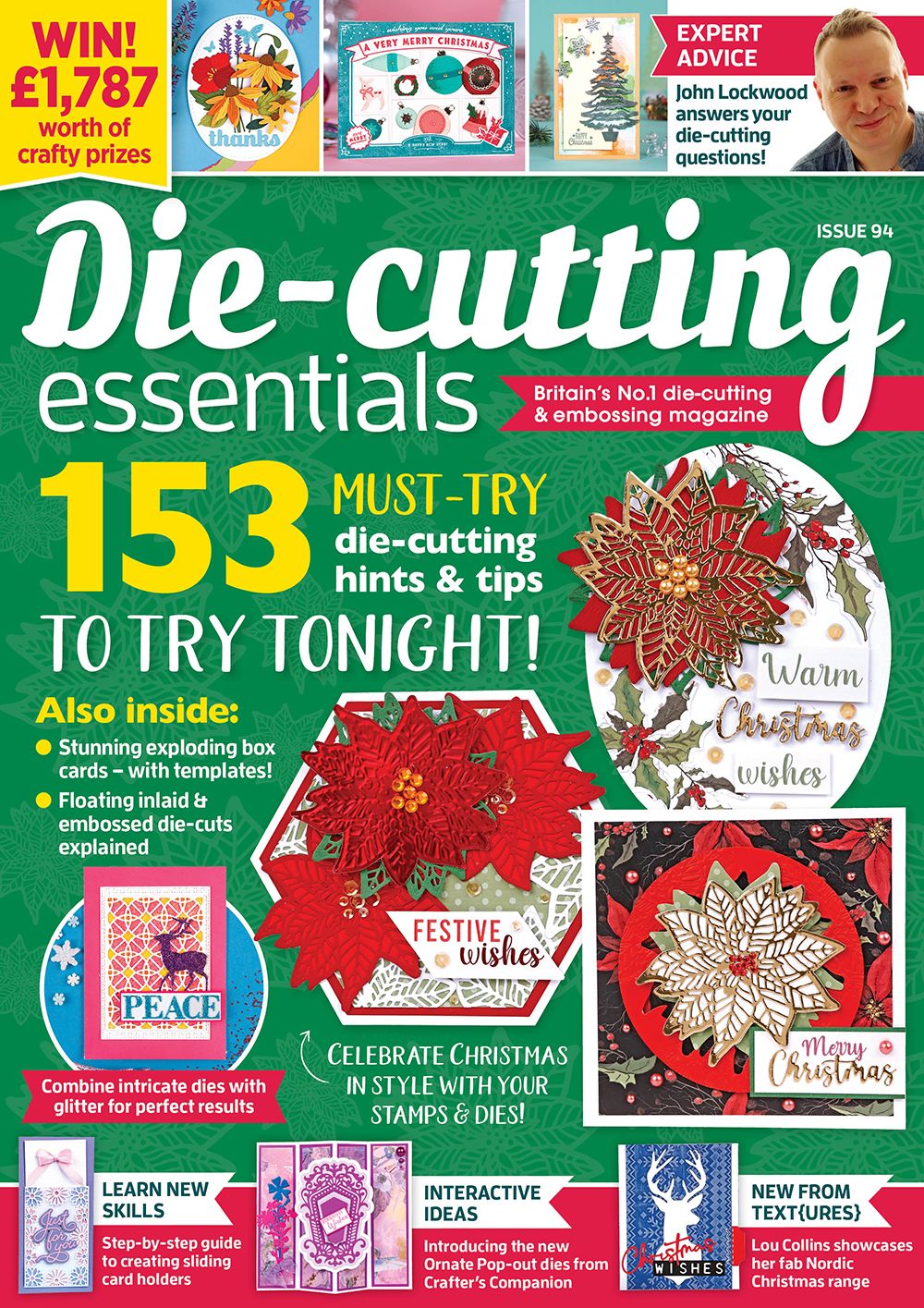 #94 Die Cutting Essentials Magazine, Poinsettias