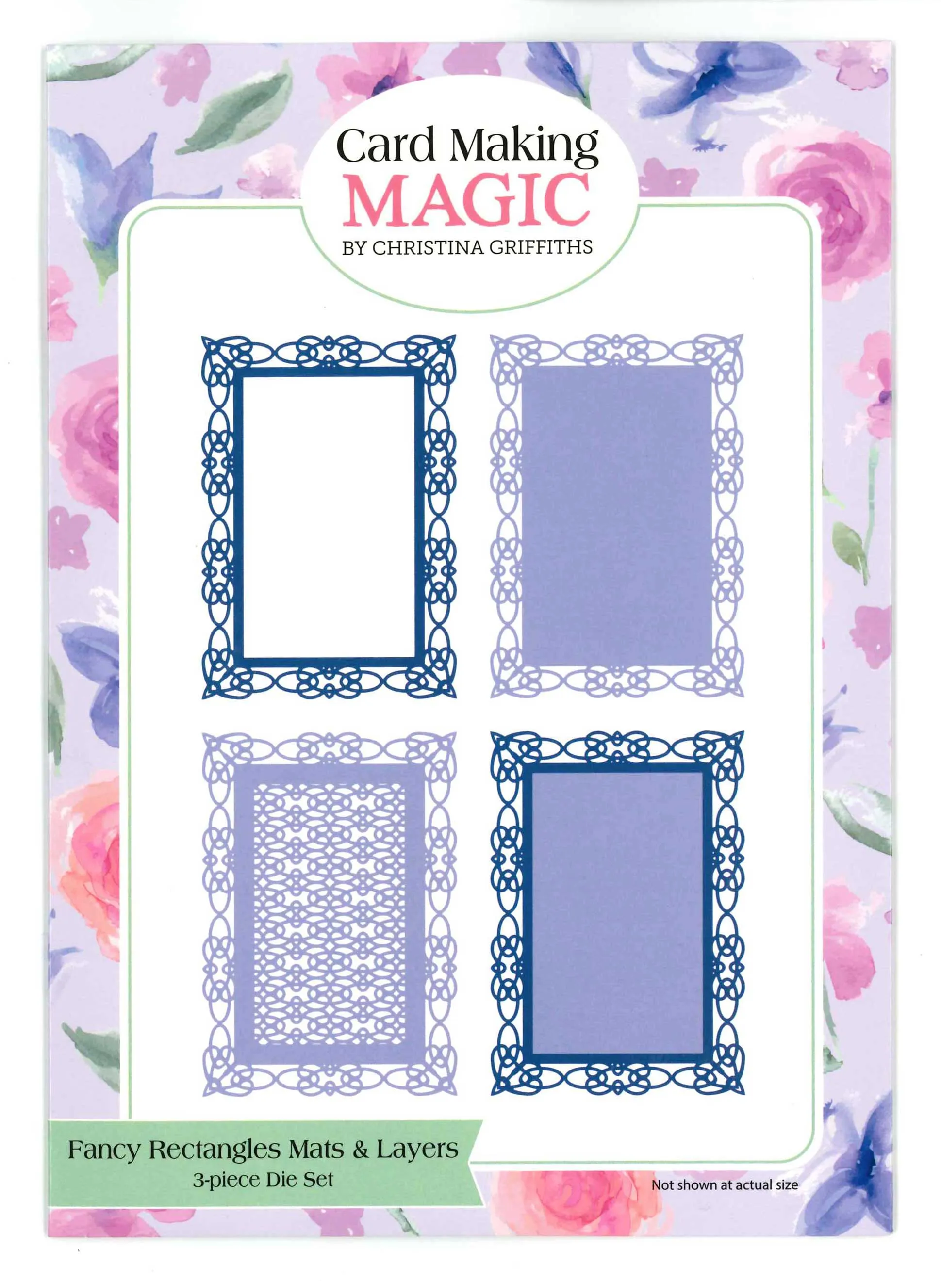 Rectangle Mats and Layers  A6 Die Set Fancy | Look At Layers