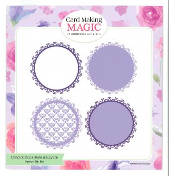 Fancy Circle Mats and Layers 6 x 6 Die Set | Look At Layers