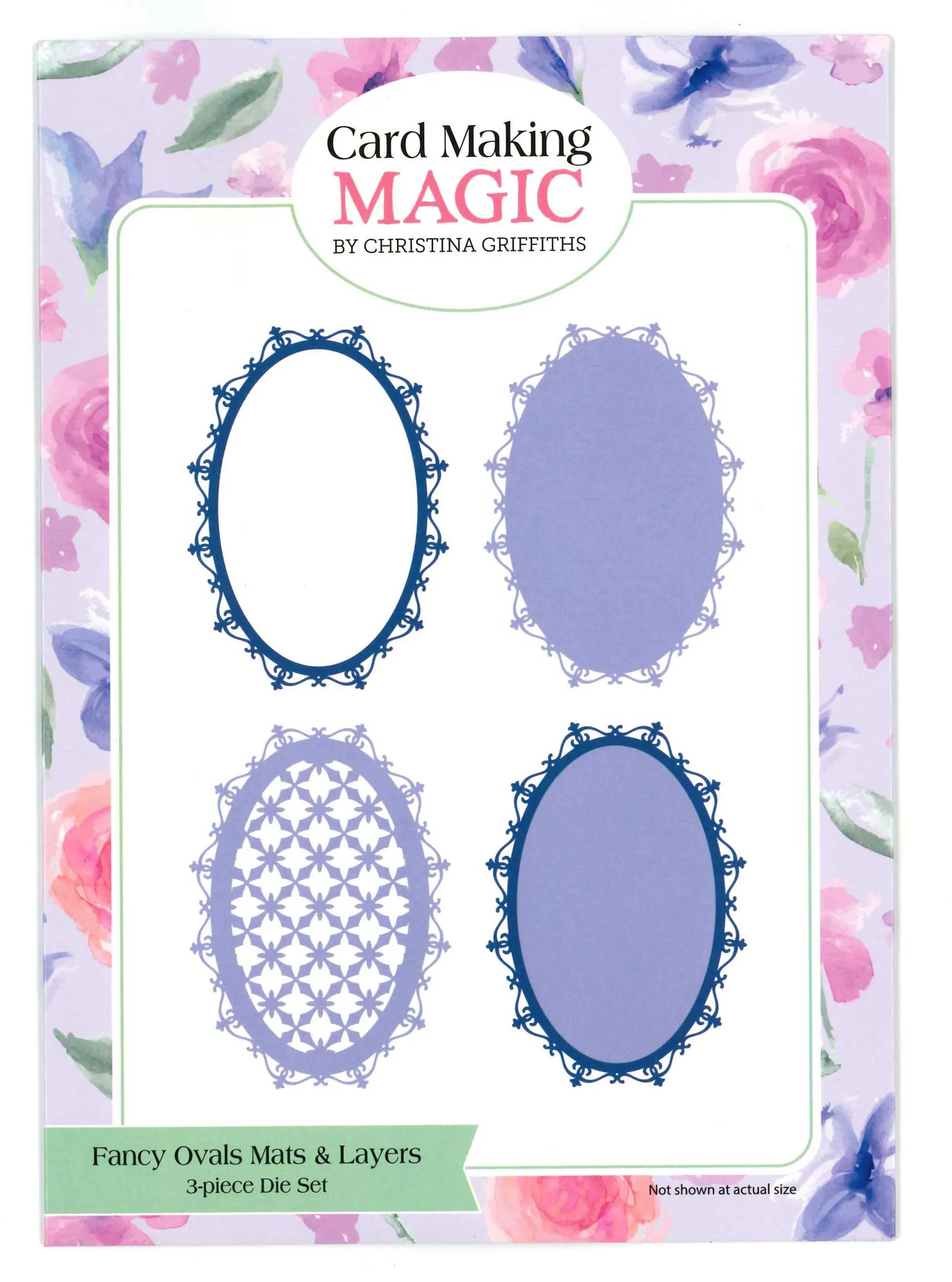 Ovals Mats and Layers A6 Die Set Fancy | Look At Layers