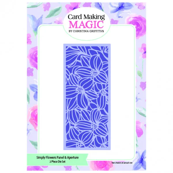 Simply Flowers Panel and ApertureDie Set | Tall and Elegant