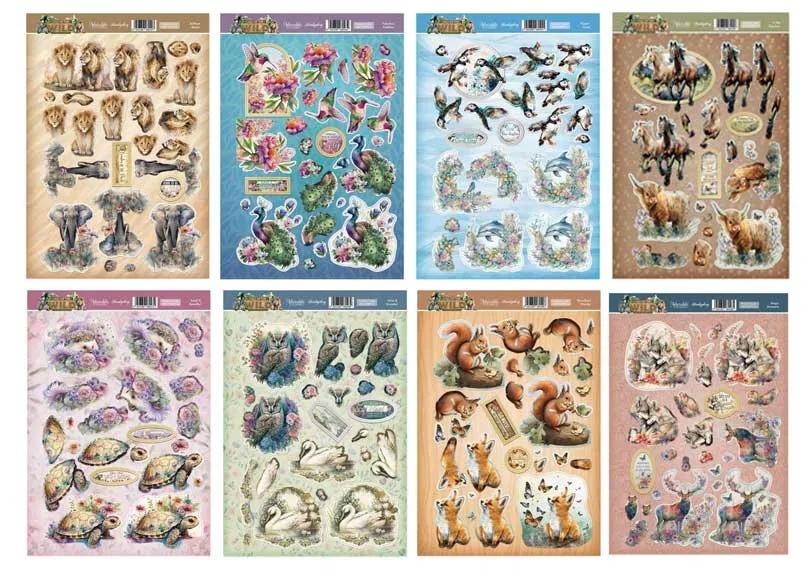 Call of the Wild Topper Collection, 8 sheets