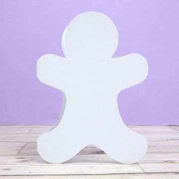 Gingerbread Man Shaped 5 Card Blanks & 5 Envelopes