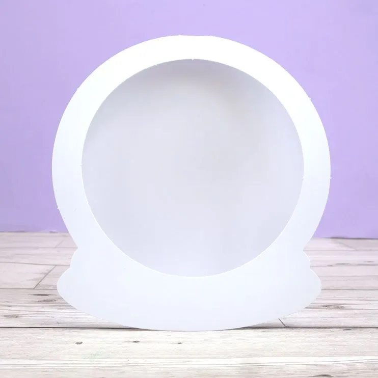 Snow Globe Shaped 5 Card Blanks & 5 Envelopes