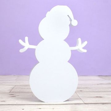 Snowman Shaped 5 Card Blanks & 5 Envelopes