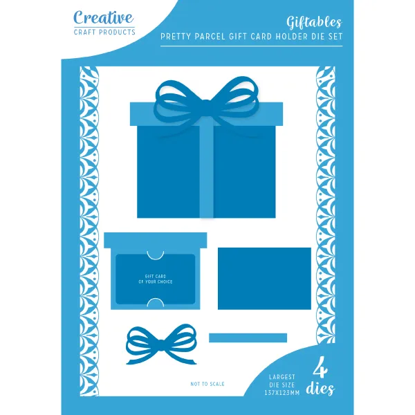 Pretty Parcel Gift Card Holder Card Dies