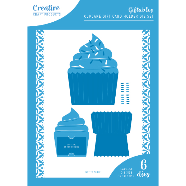 Cupcake Gift Card Holder Card Dies