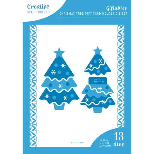 Christmas Tree Gift Card Holder Card Dies