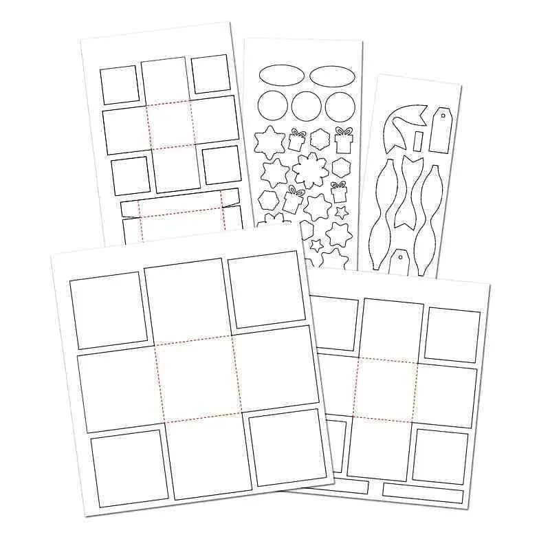 Festive Exploding Boxes Ink Me! Project Kit