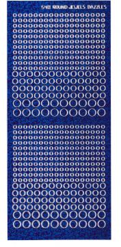 Blue Sparkle Jewel Dazzles™ Stickers, 540 circles