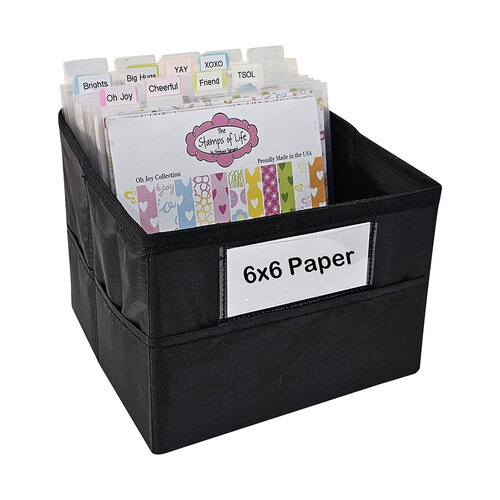Storage Box Tutorial, 6 x 6 Paper Storage