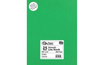 Green Cardstock 8.5x11, 25 sheets