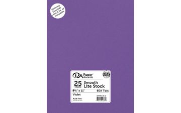 Violet Cardstock 8.5x11, 25 sheets