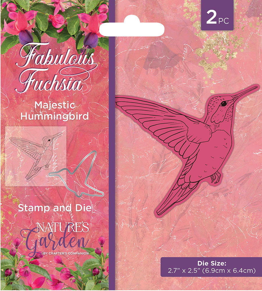 Majestic Hummingbird Stamp & Die